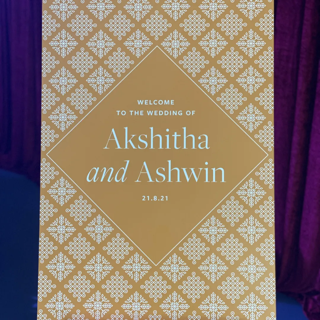 wedding welcome sign