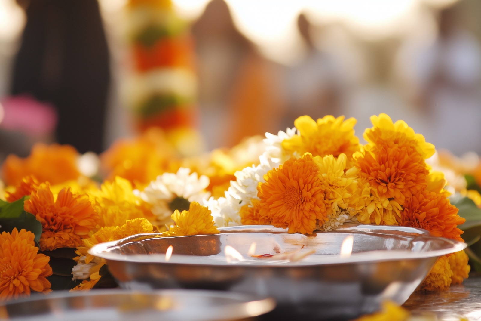 candle at scattering of ashes ceremony in London